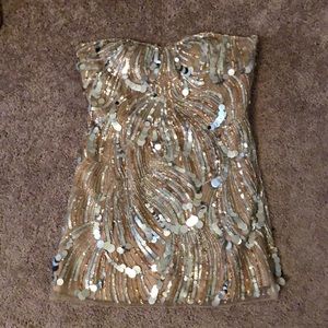 Sherri Hill sequin dress.